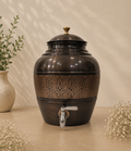 Water Dispenser Featuring Nakash Design And Chocolate Accents (5L) | Soul Love & Earth