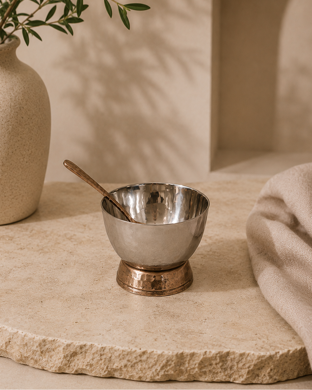 Copper Steel Ice Cream Bowl Cup | Soul Love & Earth