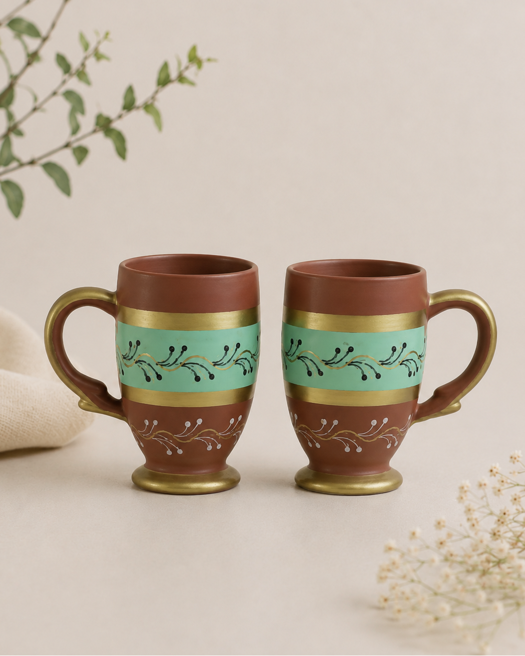 Designer Mugs (Set of 2) | Soul Love & Earth