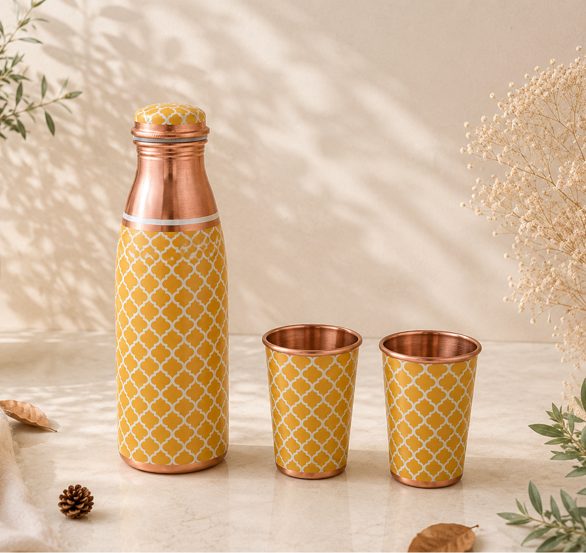 Meena Glass Bottle Set | Soul Love & Earth