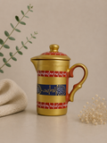 Handmade Printed Clay Jug With Lid | Soul Love & Earth