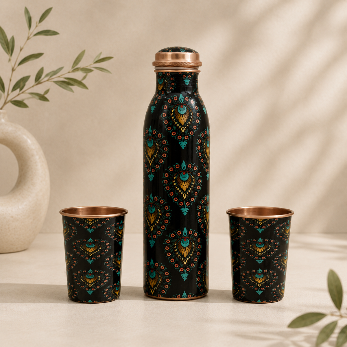 Meena Glass Bottle Set | Soul Love & Earth