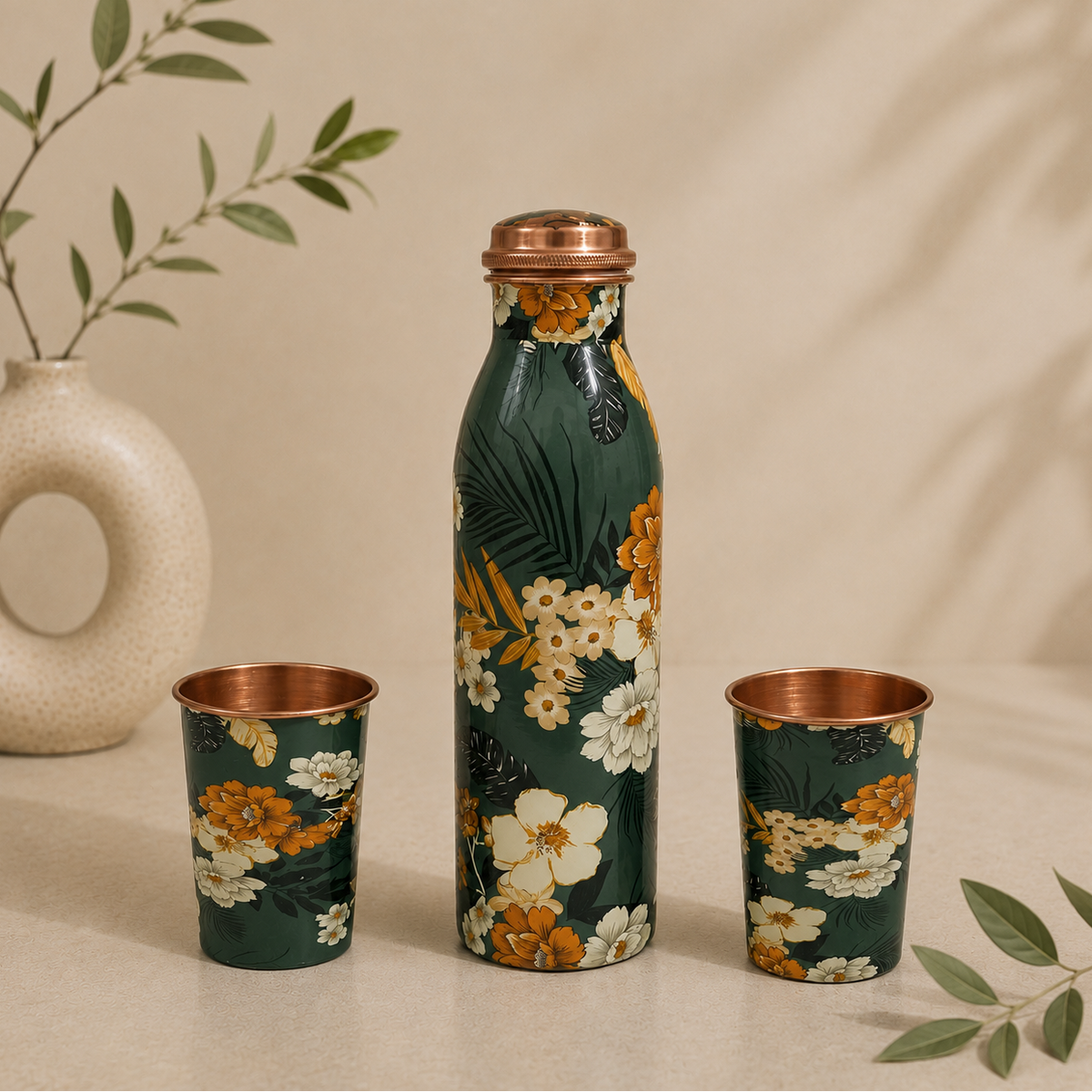 Meena Glass Bottle Set | Soul Love & Earth