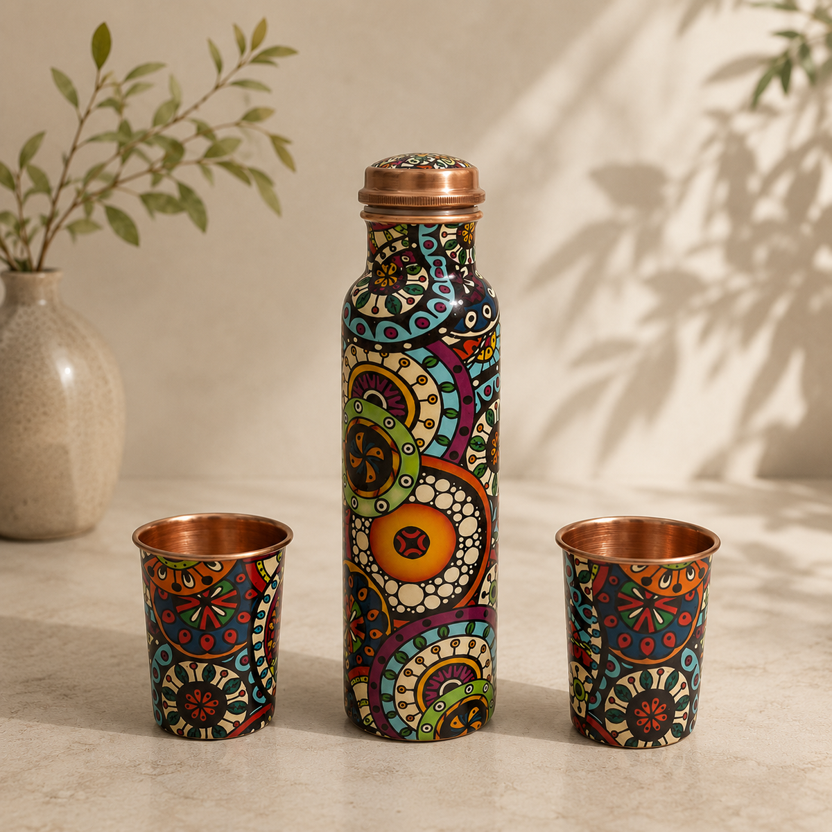 Meena Glass Bottle Set | Soul Love & Earth