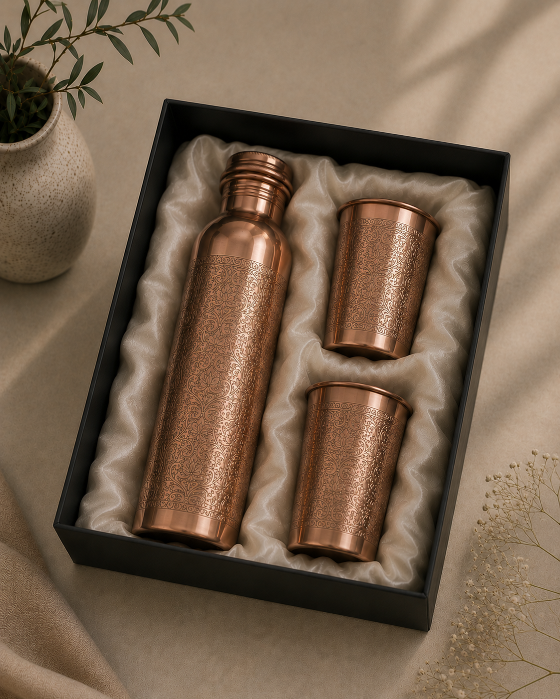 Natural Copper Gift Set | Soul Love & Earth