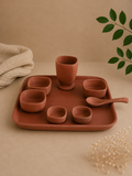 Dinner Set Large Square Plain | Soul Love & Earth