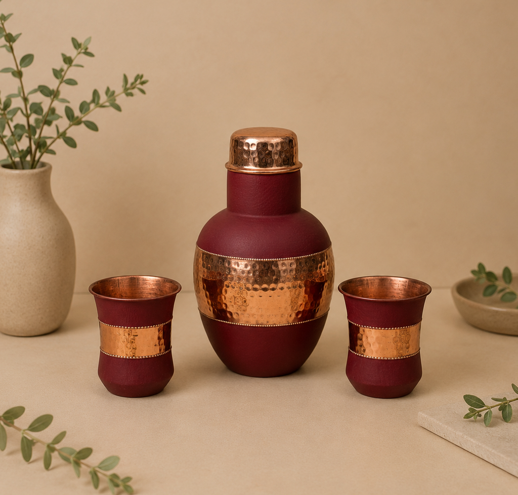 Red Damru Shape Gift Set | Soul Love & Earth