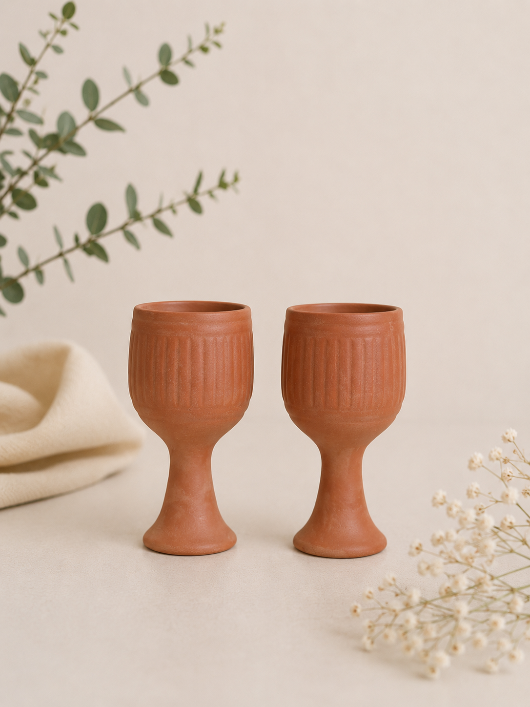 Wine Glass Plain (Set of 2) | Soul Love & Earth